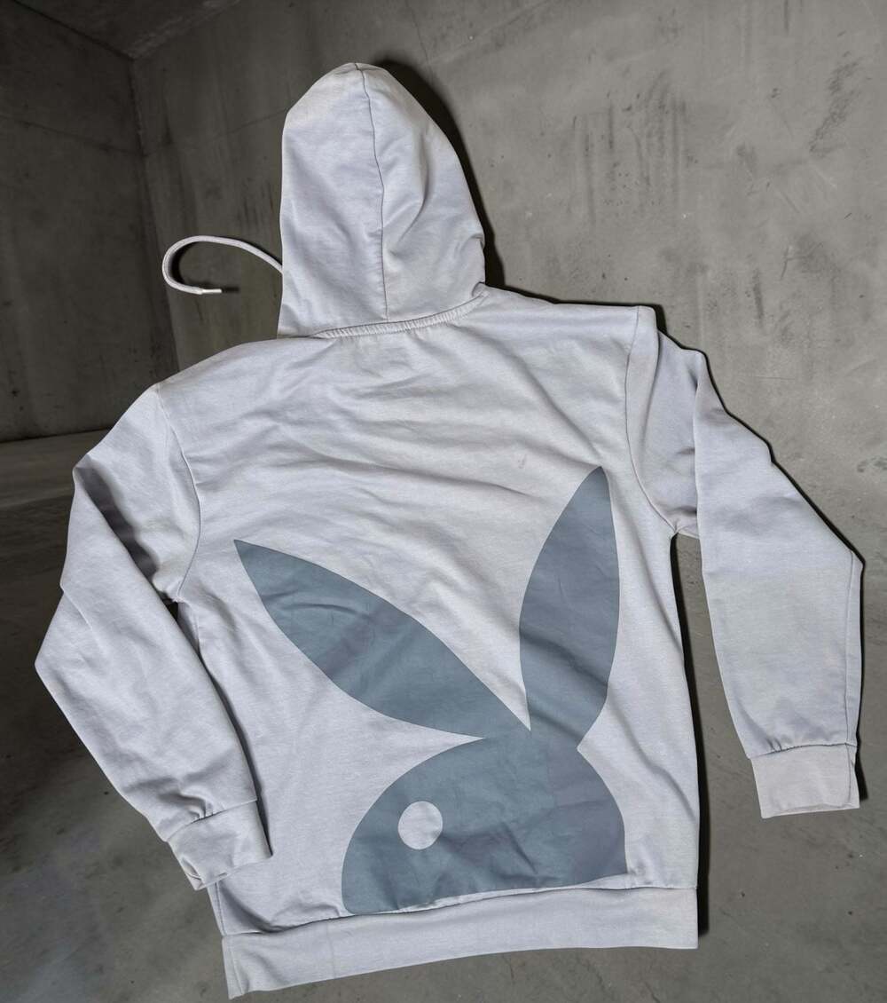 Playboy Bunny Logo Pullover Hoodie - Picture 3 of 7
